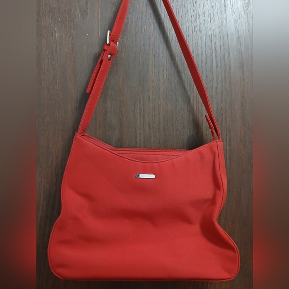 Handbags - Elegant Red Shoulder Bag